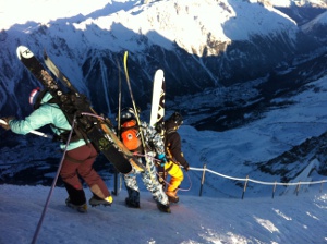 vallee blanche ridge