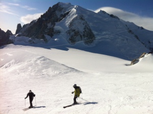 mont blanc vallee blanche
