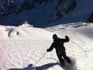 valley blanche fresh track