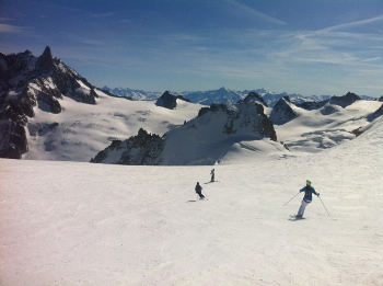 vallee blanche hors piste