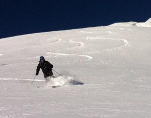 vallee blanche powder snow