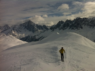 vue sur Vallée Blanche