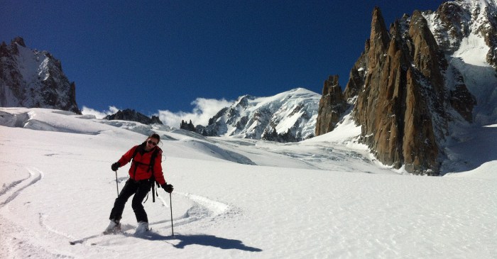 valley blanche mont blanc