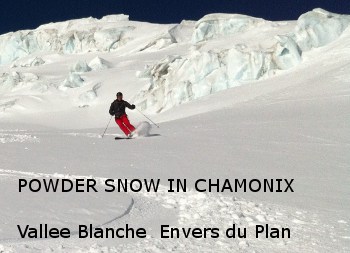 vallee blanche neige poudreuse